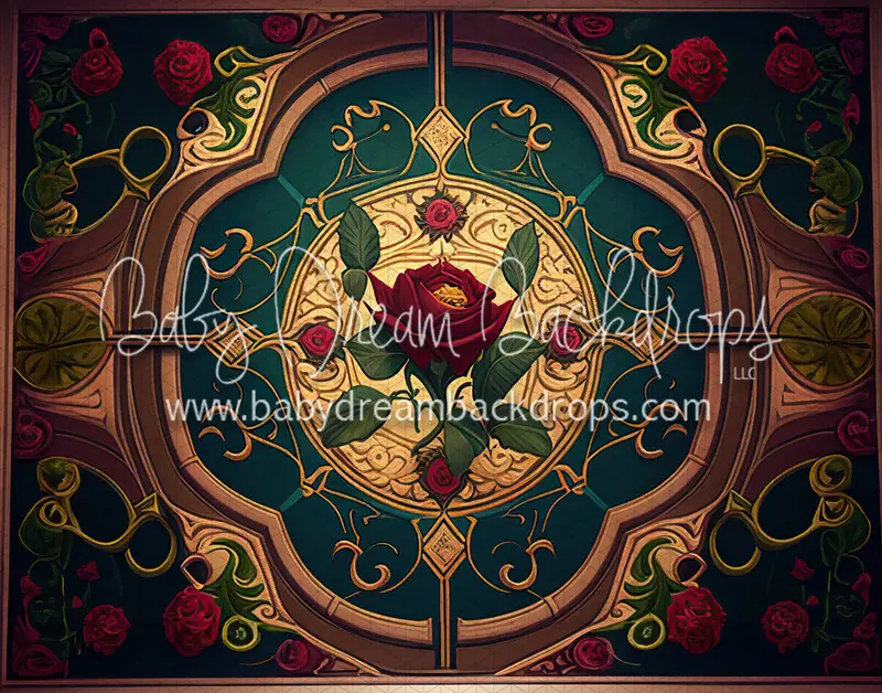 Ornate Rose Floor (Md) 1