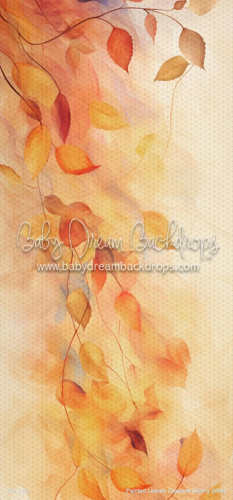 Painted Leaves Cascade Skinny (Wm) 1