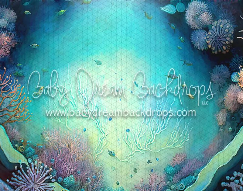 Pastel Mermaid Reef 2 Floor (Md) 1