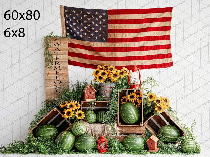 Patriotic Watermelons 1
