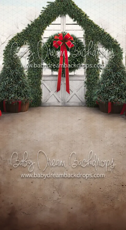 Quaint Christmas Greenery Sweep (Md) 1