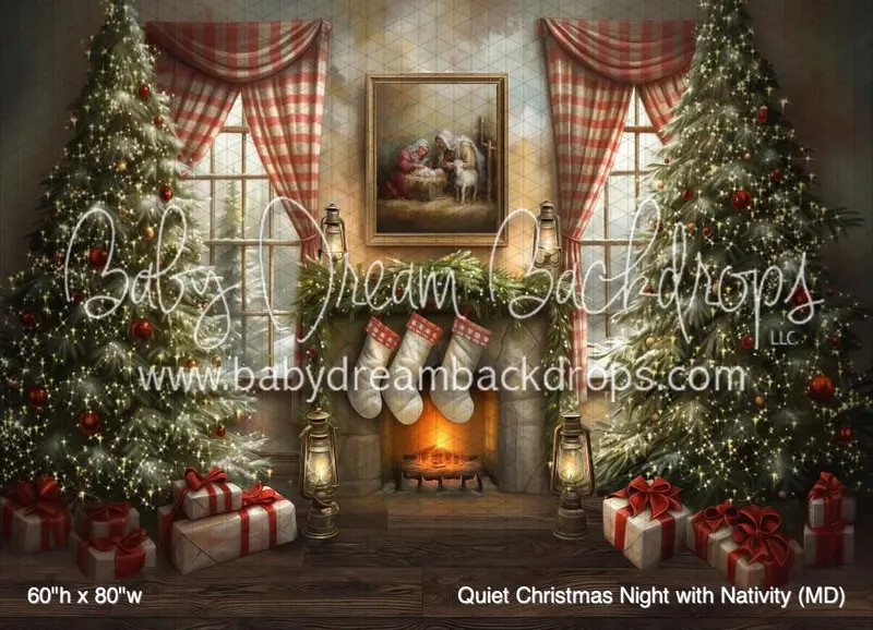 Quiet Christmas Night With Nativity (Md) 1