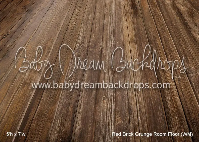 Red Brick Grunge Room Floor (Wm) 1