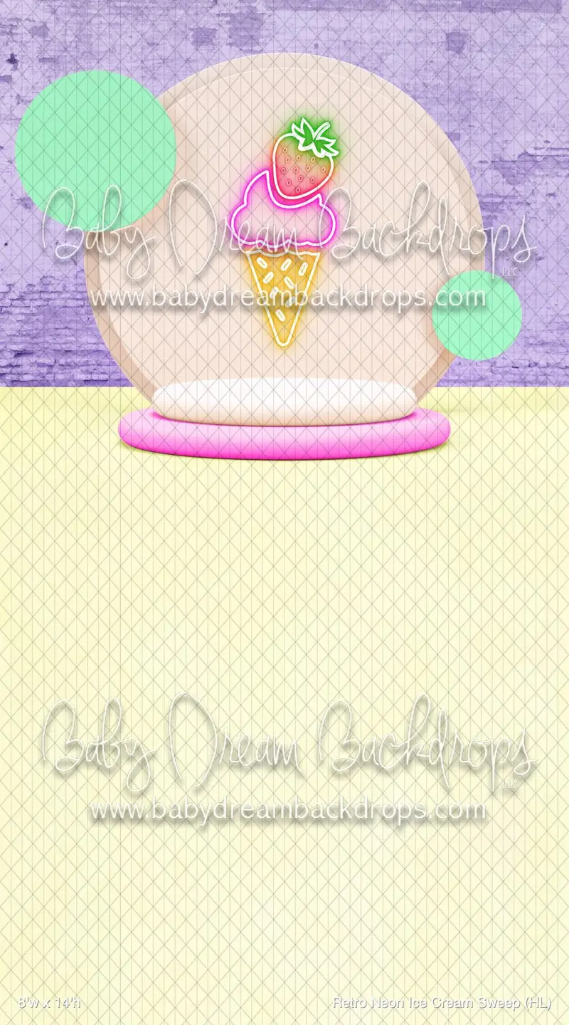 Retro Neon Ice Cream Sweep (Hl) 1