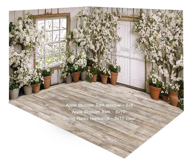 Room Apple Blossom Barn Window + Apple Blossom Barn + Erving Planks Horizontal 1
