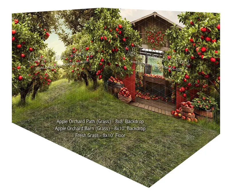 Room Apple Orchard Path (Grass) + Apple Orchard Barn (Grass) + Fresh Grass 1