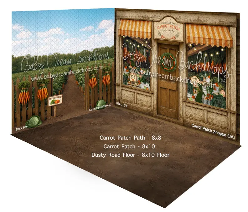 Room Carrot Patch Path + Carrot Patch + Dusty Road 1