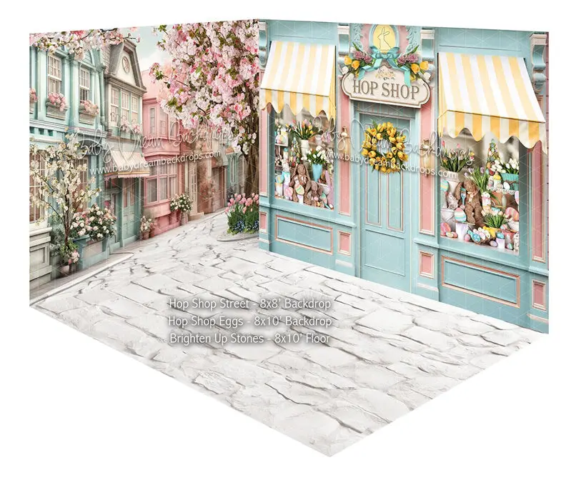 Room Hop Shop Street + Hop Shop Eggs + Brighten Up Stones 1