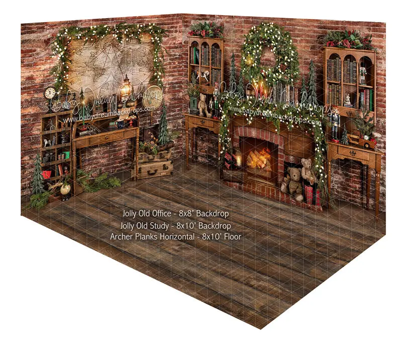Room Jolly Old Office + Jolly Old Study + Archer Planks Horizontal (Ja) 1
