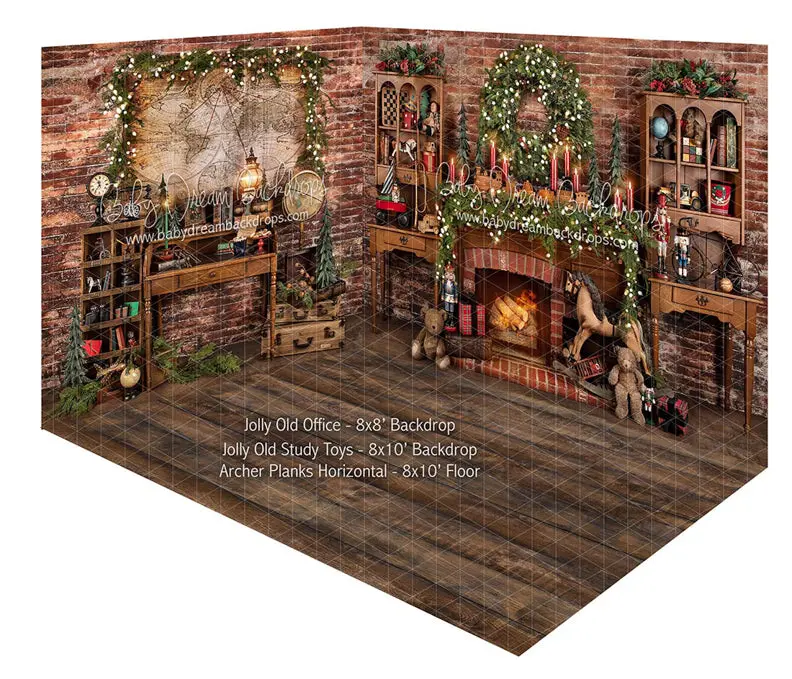 Room Jolly Old Office + Jolly Old Study Toys + Archer Planks Horizontal (Ja) 1