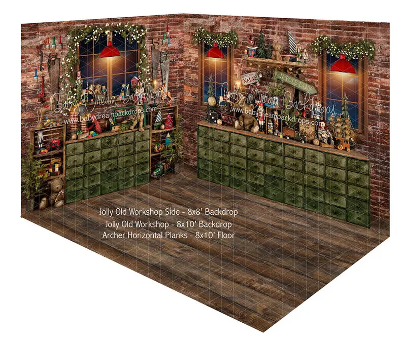 Room Jolly Old Workshop Side + Jolly Old Workshop + Archer Horizontal (Ja) 1