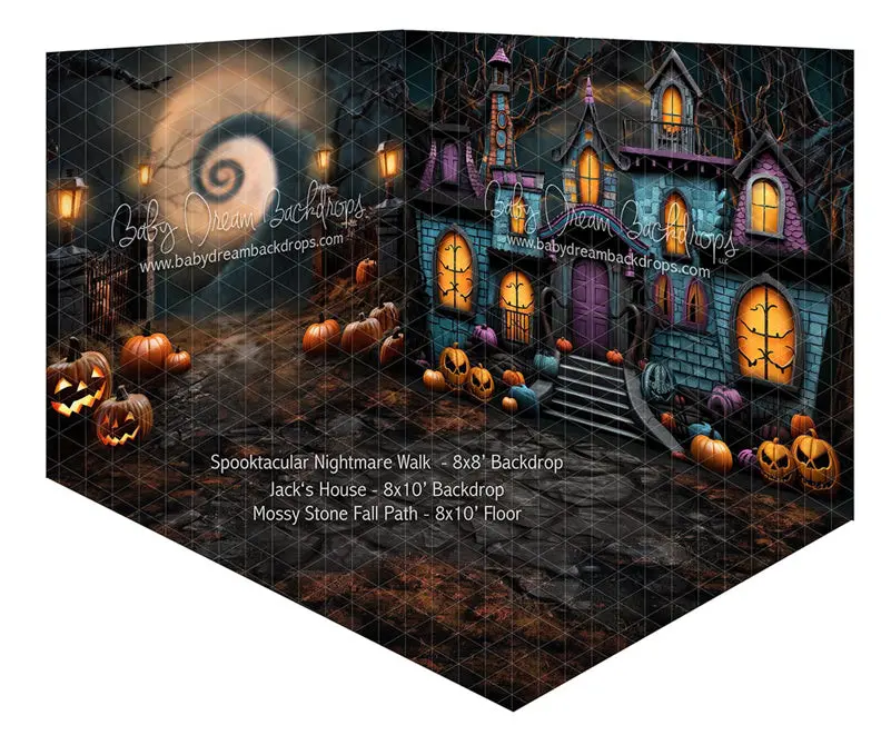 Room Spooktactular Nightmare Walk + Jack's House + Mossy Stone Fall Path 1
