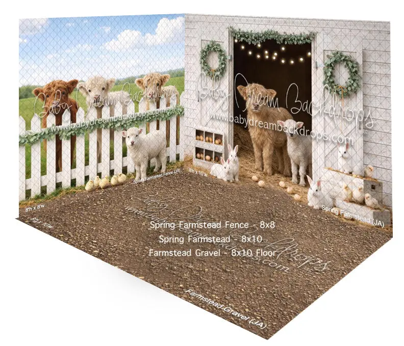 Room Spring Farmstead Fence + Spring Farmstead + Farmstead Gravel 1