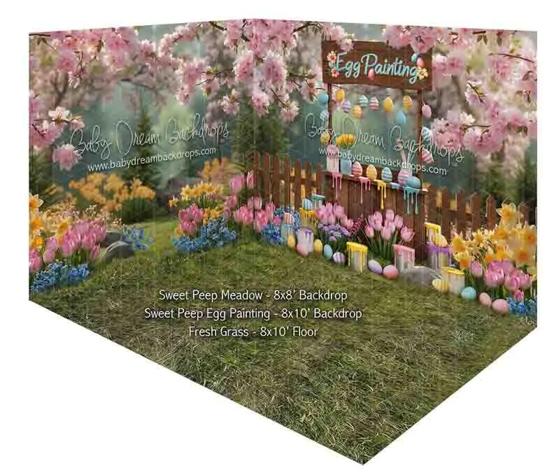 Room Sweet Peep Meadow + Sweet Peep Egg Painting + Fresh Grass 1