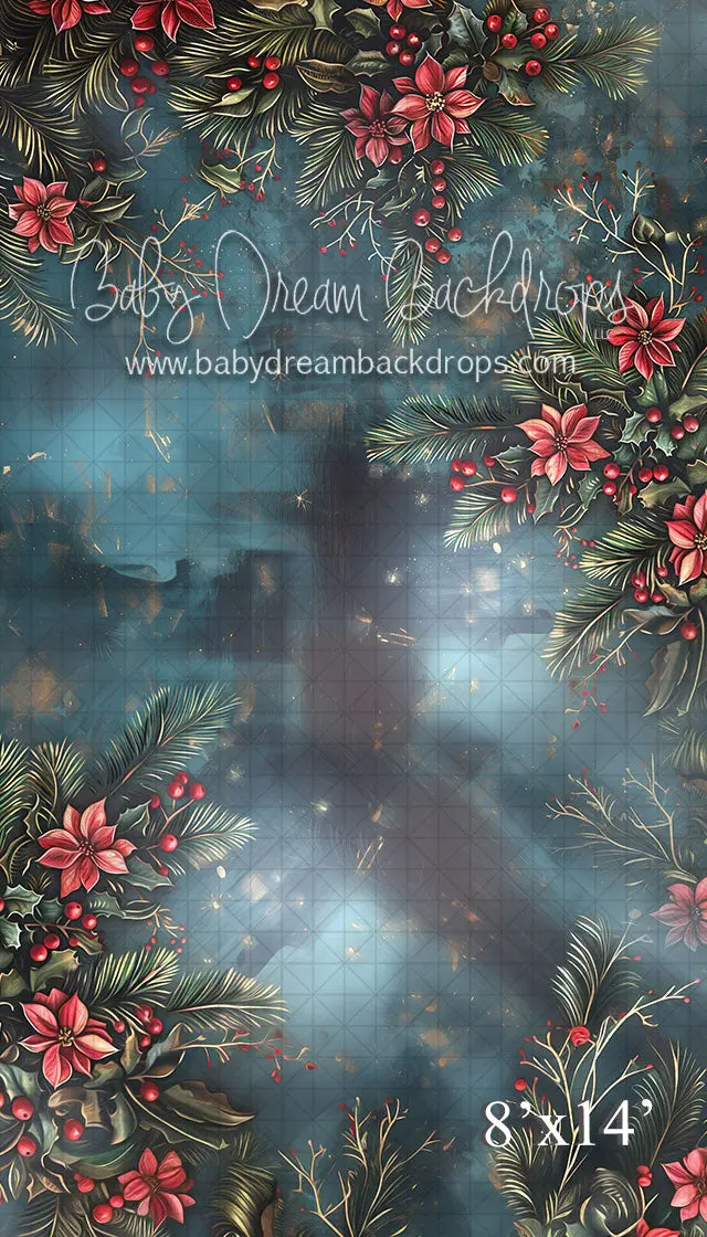 Rts 8X14 Fleece Sweep Christmas Purity (Vr) 1