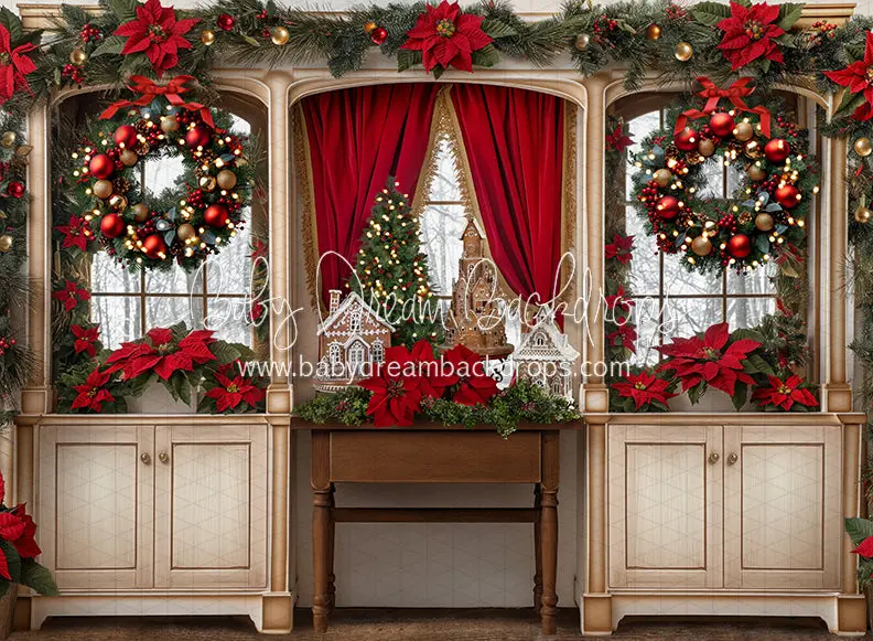 Rts 8X8 Dream Fabric Poinsettia Kitchen (Ja) 1