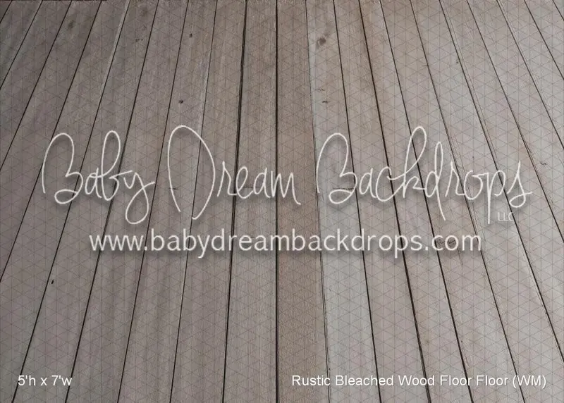 Rustic Bleached Wood Floor Floor (Wm) 1