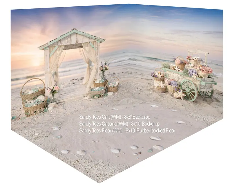 Sandy Toes Cabana + Sandy Toes Cart + Sandy Toes Floor 1