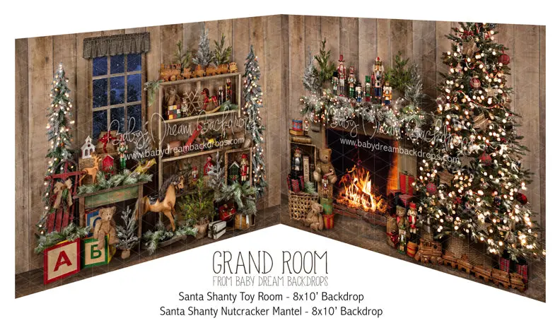 Santa Shanty Toy Room And Santa Shanty Nutcracker Mantel Grand Room 1