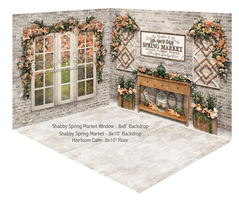 Shabby Spring Market Window And Shabby Spring Market Room 1