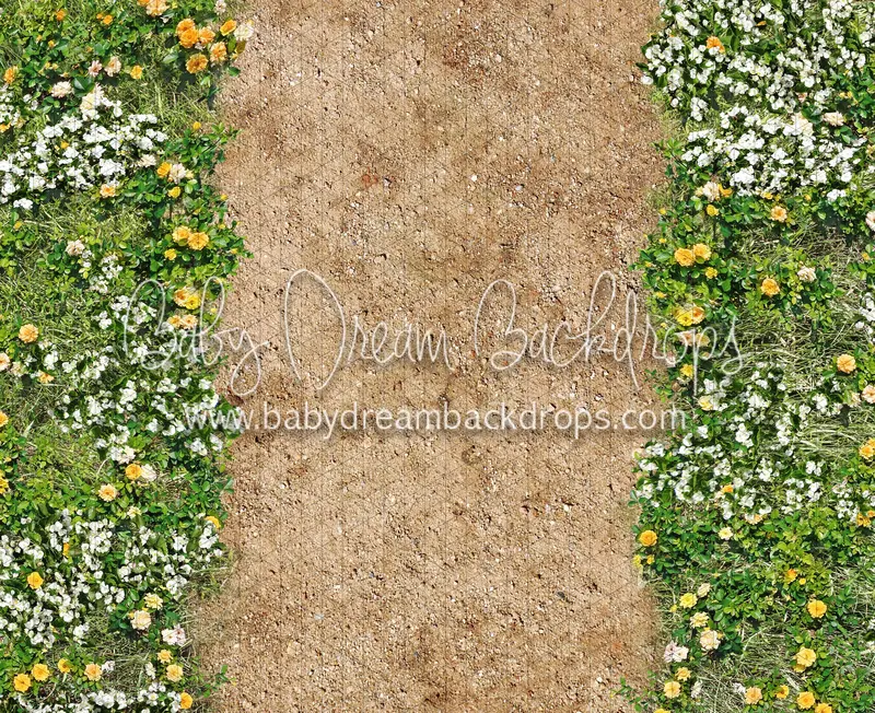 Simple Spring Path Floor Fabric Drop (Cc) 1