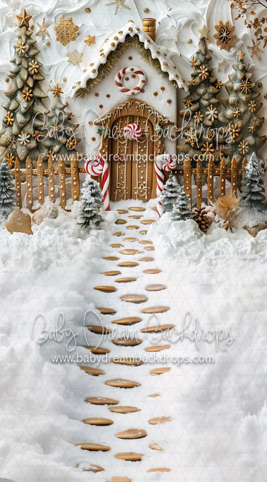 Snowy Gingerbread House Sweep Flipped (Md) 1