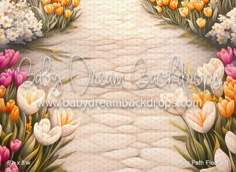 Spring Path Fabric Floor  (Vr) 1