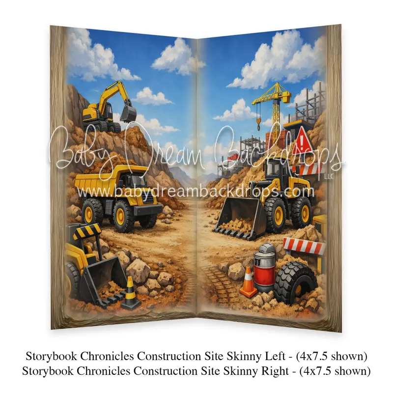 Storybook Chronicles Construction Site Skinny Left + Storybook Chronicles Construction Site Skinny Right 1