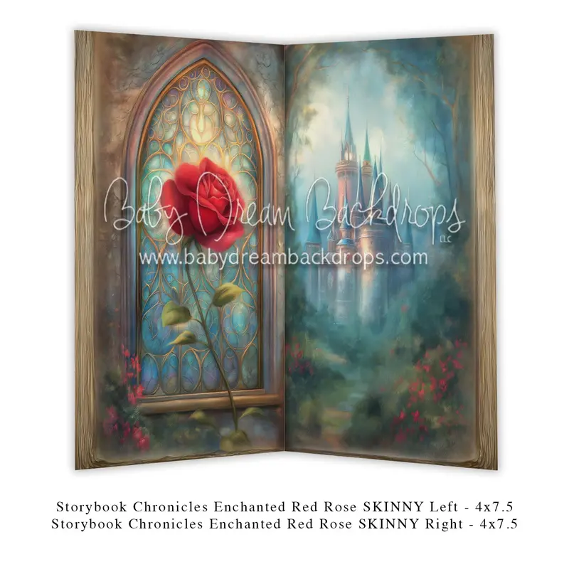 Storybook Chronicles Enchanted Red Rose Skinny Left + Storybook Chronicles Enchanted Red Rose Skinny Right 1