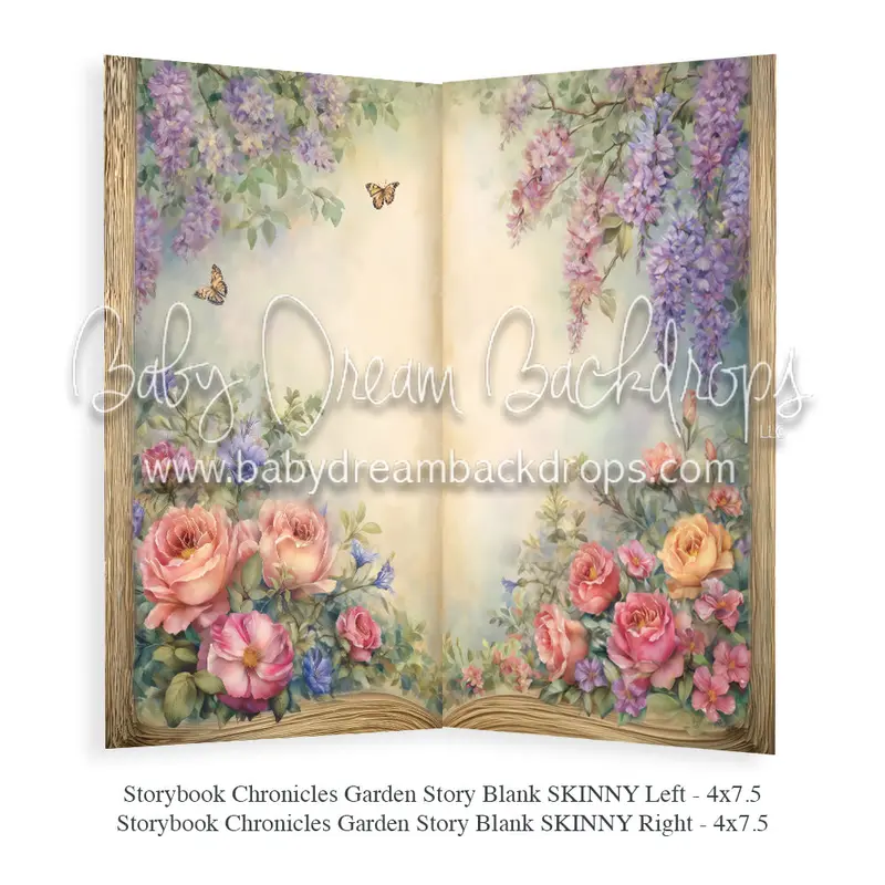 Storybook Chronicles Garden Story Blank Skinny Left + Storybook Chronicles Garden Story Blank Skinny Right 1