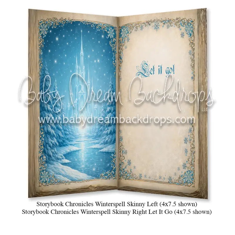 Storybook Chronicles Winterspell Skinny Left + Storybook Chronicles Winterspell Skinny Right Let It Go 1