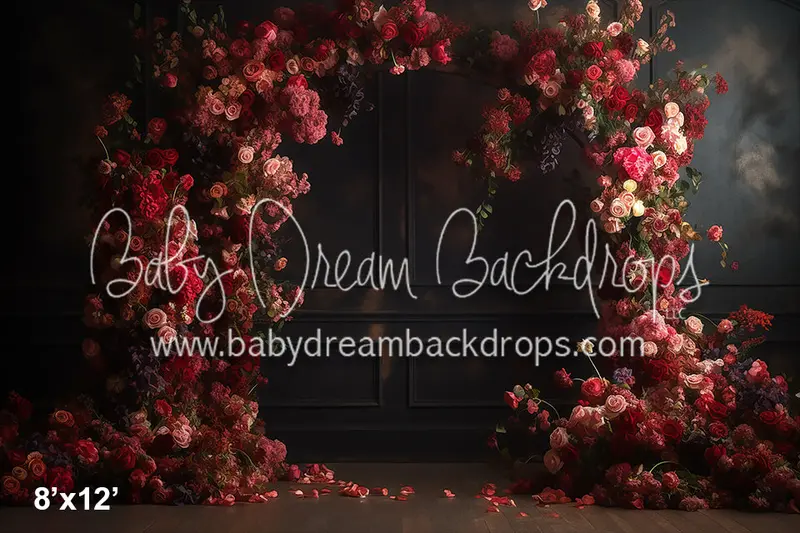 Studio Red Floral Arch  (Az) 1