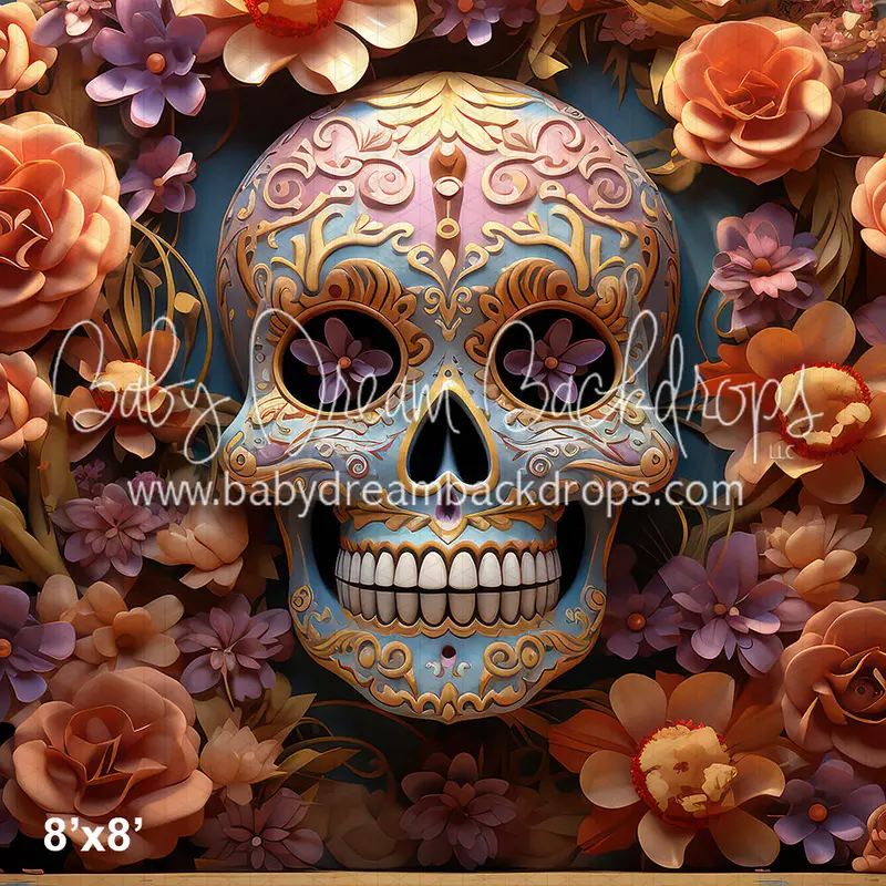 Sugar Skull 3D Wall (Bd) 1
