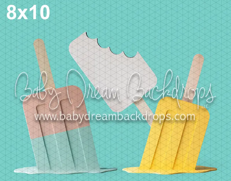 Summer Popsicles Teal 1