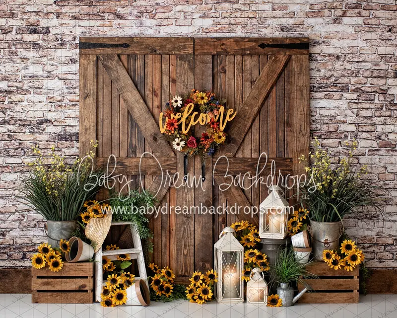Sunflower Fall Welcome 1