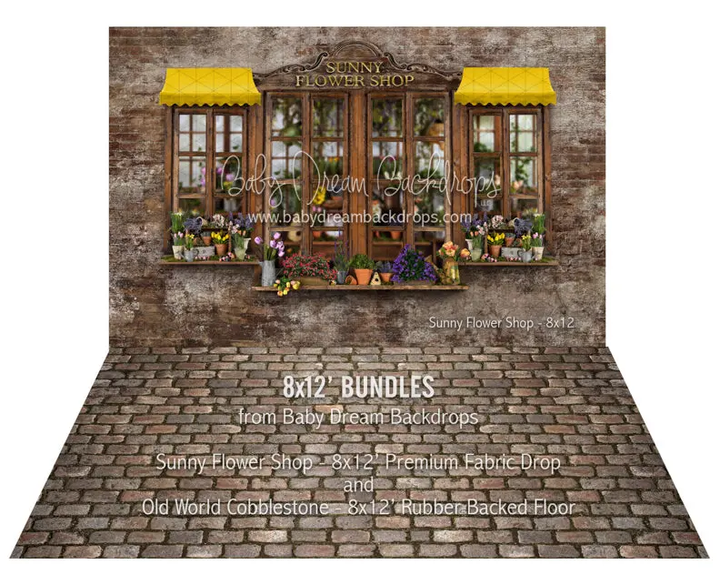 Sunny Flower Shop Old World Cobblestone Bundle 1