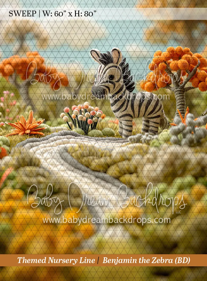 Sweep Themed Nursery Line Benjamin The Zebra (Bd) 1