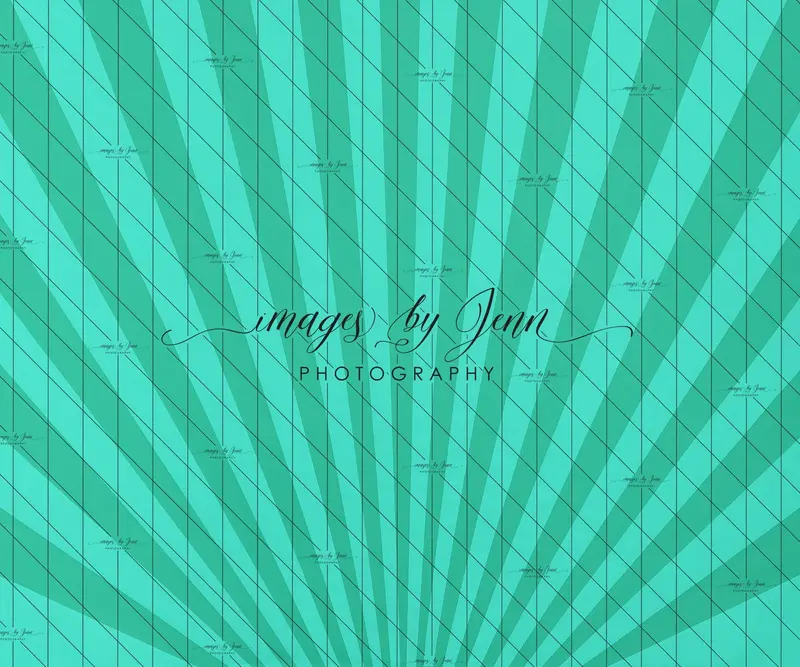 Teal Starburst Drop (Jg) 1