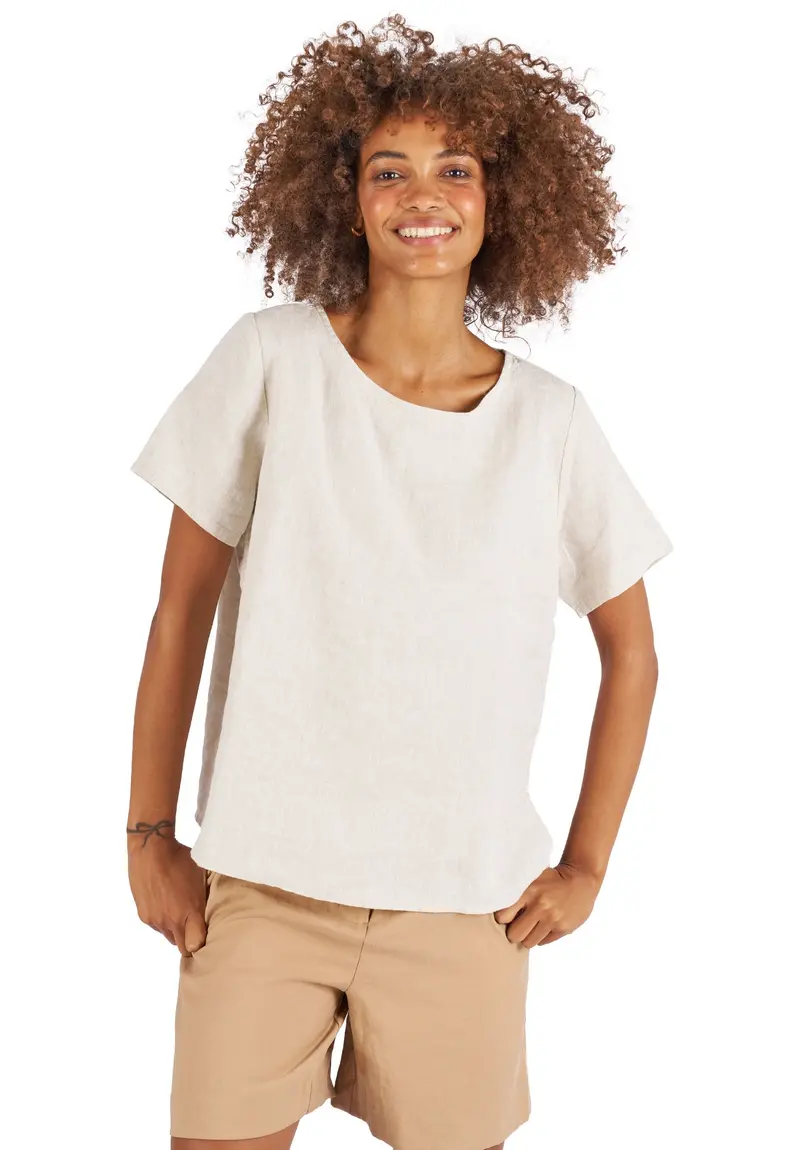 Teena-Linen Natural T-Shirt 1