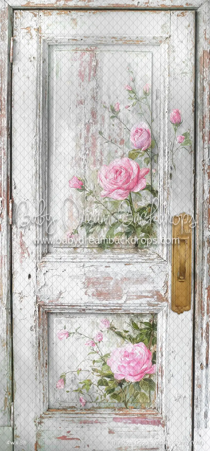 The Rose Door In White 1 Skinny (Wm) 1
