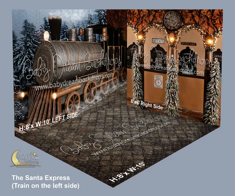 The Santa Express Fabric Room (Train On The Left) 1