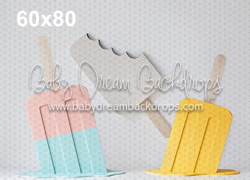 Three Popsicles On White 1