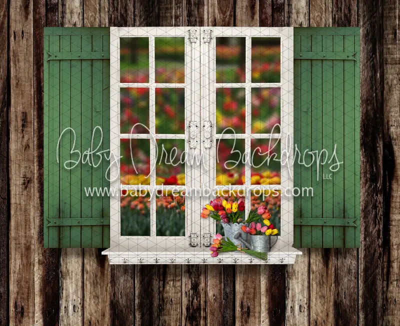 Tip Toe Tulip Shed Widnow (Ja) 1
