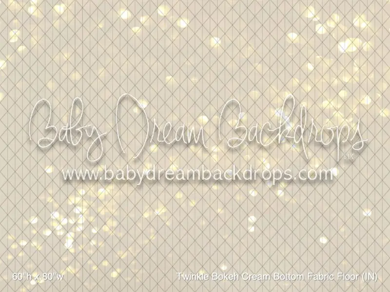 Twinkle Bokeh Cream Bottom Fabric Floor (Ja) 1