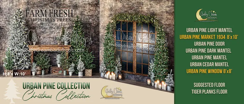 Urban Pine Market 1934 Mantel And Urban Pine Window Bundle 1