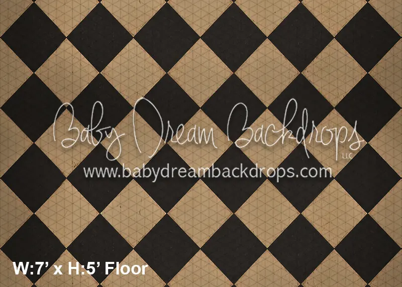 Vintage Checked Floor (Wm) 1