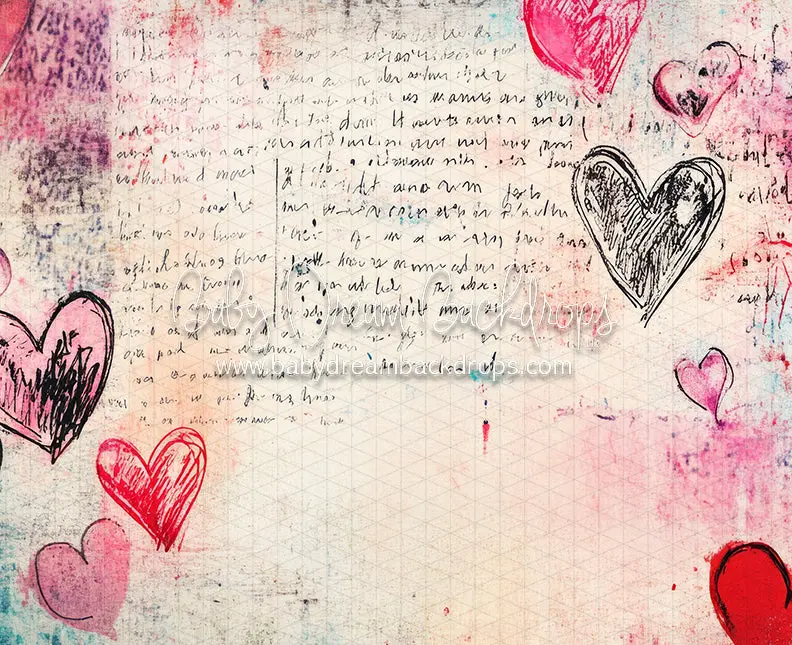 Vintage Heart Scribbles (Ja) 1