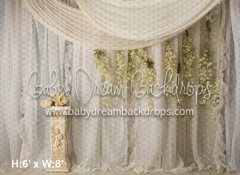 White Elegant Curtain (Wh) 1