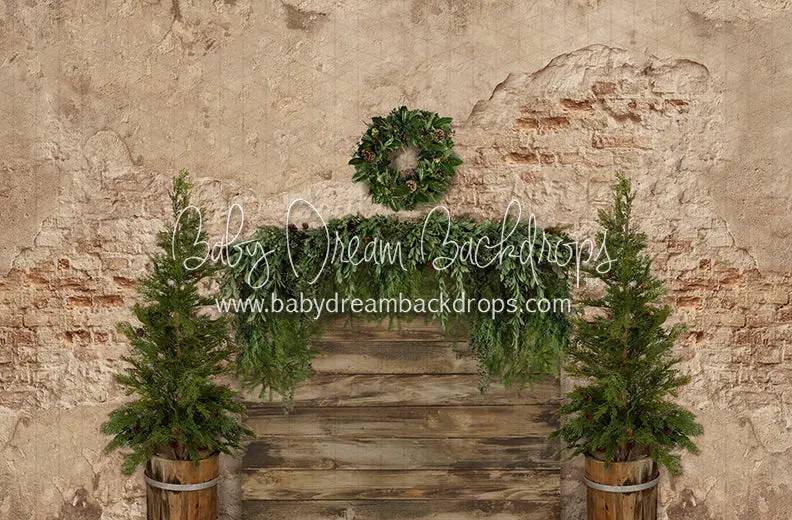 X Drop Boho Holiday Headboard Trees Queen 1
