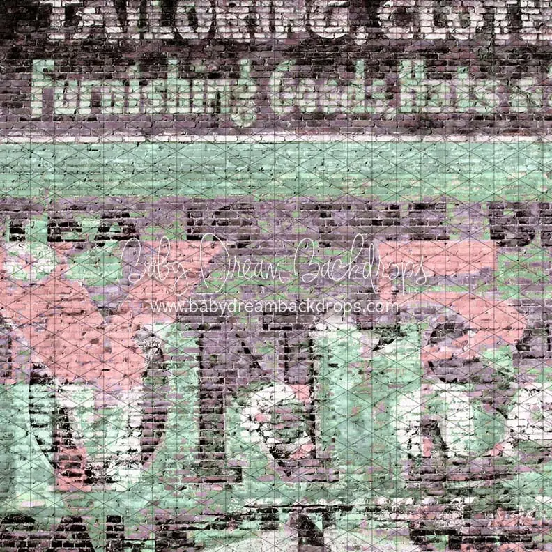 X Drop Brick Mural Bubblegum Cc 1